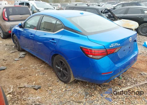 2022 Nissan Sentra Sv Xtronic Cvt z USA, uszkodzony, nr VIN 3N1AB8CV5NY276050